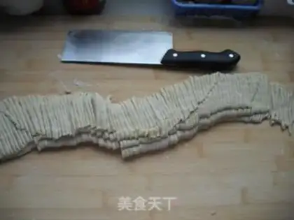 Make Egghand noodles step 9