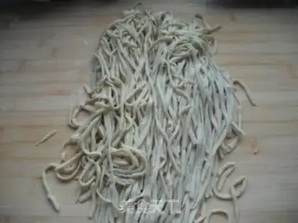 Make Egghand noodles step 10