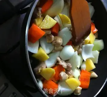 Make Japanese Curry step 1