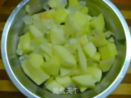Make Blue apple sauce step 5