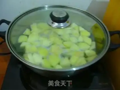 Make Blue apple sauce step 8