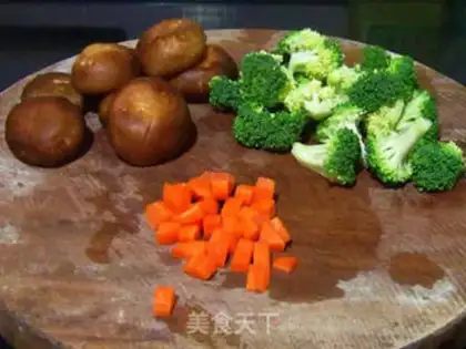 Make Mushrooms and broccoli step 4