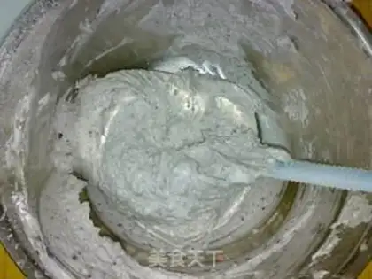 Make The green potato cake step 4