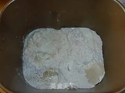 Make Coconut bean bread step 7