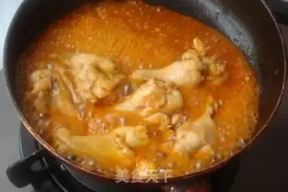 Make New Orleans burning wings step 6