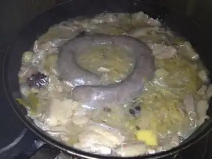 Make Northeast scavenging pork step 7