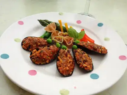 Make Garuda mussels step 22