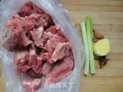 Make The electric cooker burns the ribs step 0
