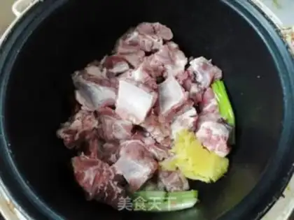 Make The electric cooker burns the ribs step 6