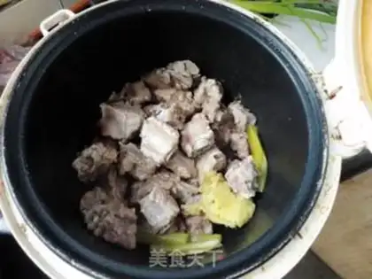 Make The electric cooker burns the ribs step 7