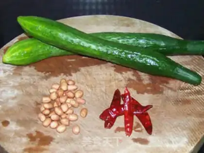 Make Three-shot cucumbers step 0