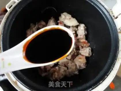 Make The electric cooker burns the ribs step 9