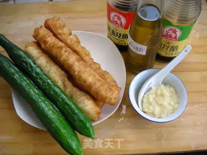 Make Garlic mackerel cucumber step 0