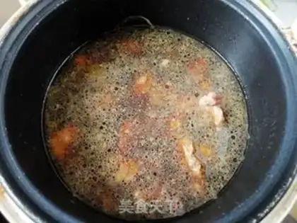 Make The electric cooker burns the ribs step 10