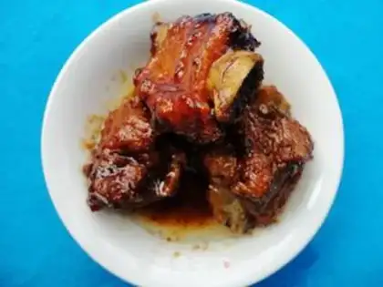 Make The electric cooker burns the ribs step 11
