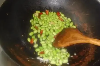 Make Emerald dry abalone mushroom step 5