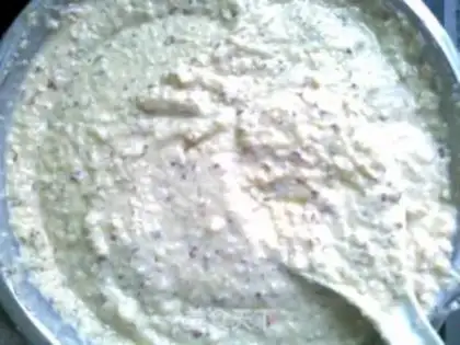 Make Soybean cheesecake step 2