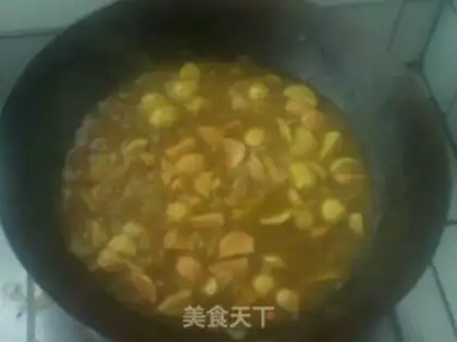 Make Curry curry rice step 2