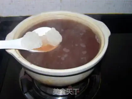 Make Red Bean Lotus soup step 4