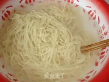 Make Three cold noodles step 5