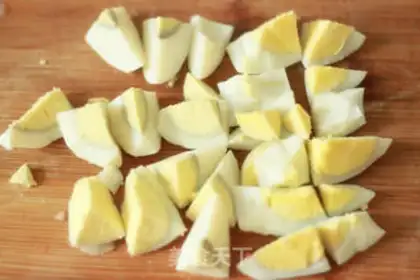 Make Potato egg salad step 1