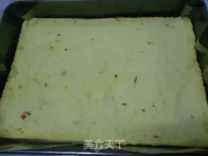 Make Pumpkin mousse cake step 7