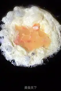 Make Smelt shrimp fried eggs step 5