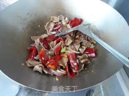 Make Pepper beef step 6