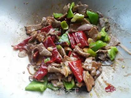 Make Pepper beef step 7