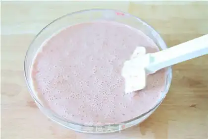 Make Strawberry ice cream step 7