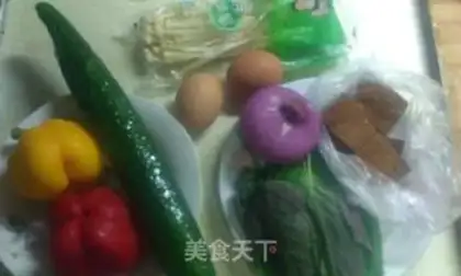 Make Eggskin roll step 1
