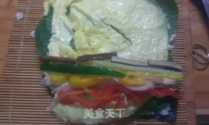 Make Eggskin roll step 11