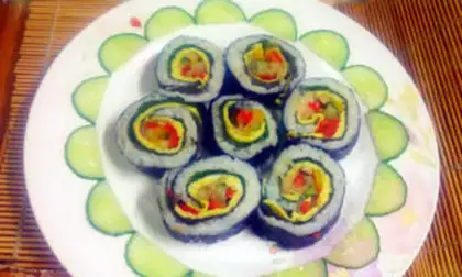 Make Eggskin roll step 15