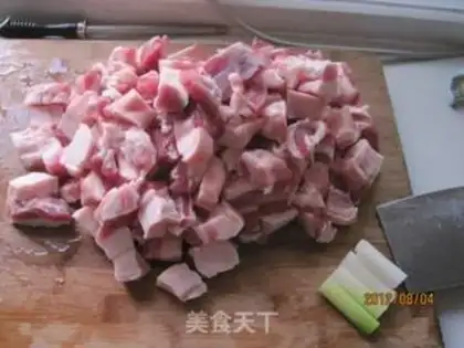 Make Fast-hand red meat step 0