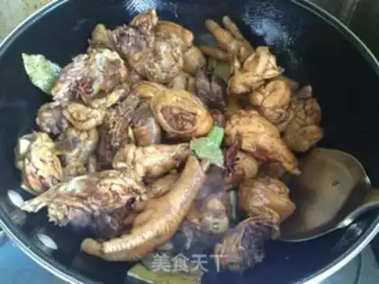 Make Chicken stew mushrooms step 7