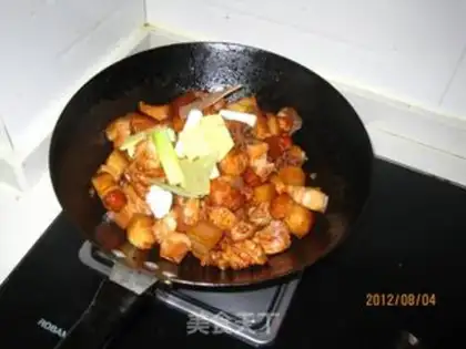 Make Fast-hand red meat step 4