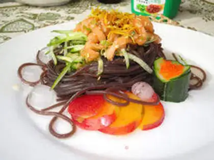 Make A cucumbered salmon step 8