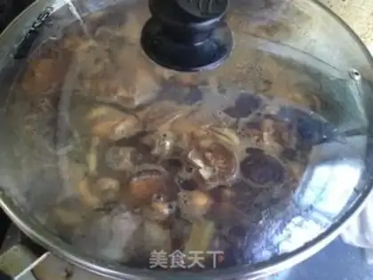 Make Chicken stew mushrooms step 9