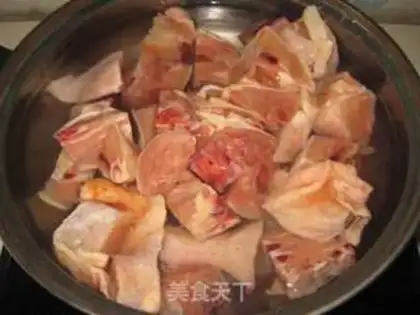 Make A chicken leg with mushrooms step 2