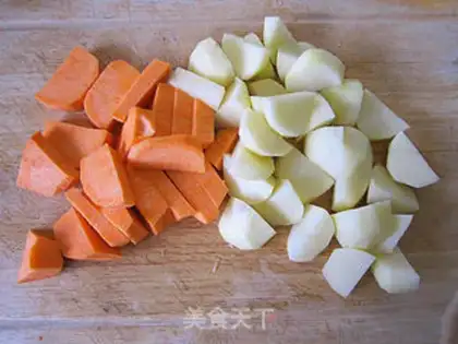 Make Baked cheese and silver potatoes step 0
