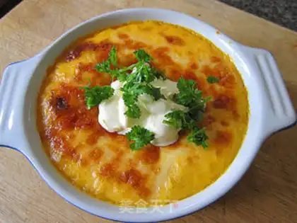 Make Baked cheese and silver potatoes step 9