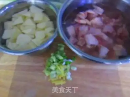 Make Potato chicken step 0