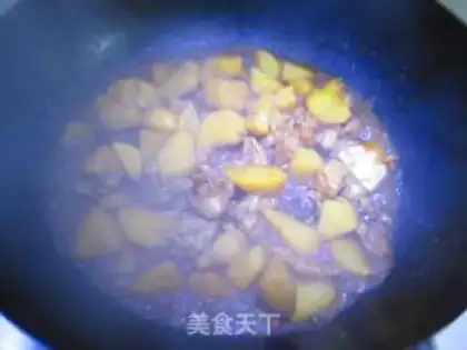 Make Potato chicken step 3