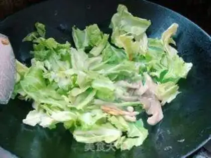Make Mushrooms and cabbage step 7
