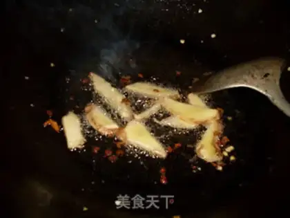 Make Double pepper fried meat step 3