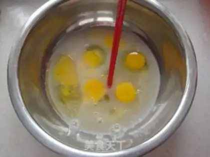 Make Corn paste buns step 2