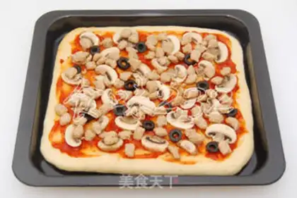 Make Beef pellets of roeller pizza step 13