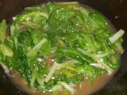 Make Soy sauce and cabbage step 4
