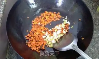 Make Beef pelt egg fried rice step 8