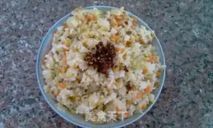 Make Beef pelt egg fried rice step 12